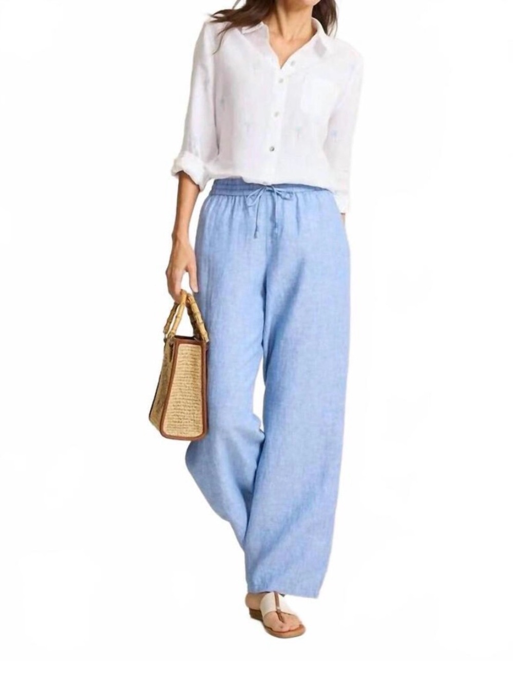 Tommy Bahama Chambray pants/jeans. Size S.  Super soft & comfy